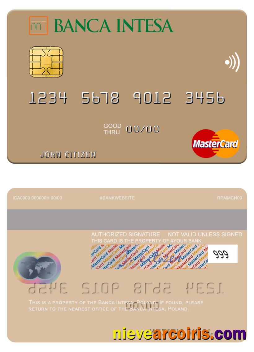 Poland Banca Intesa mastercard